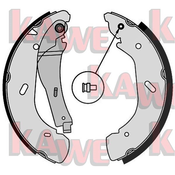 Kawe Bremsbackensatz [Hersteller-Nr. 07790] für Ford, Ldv