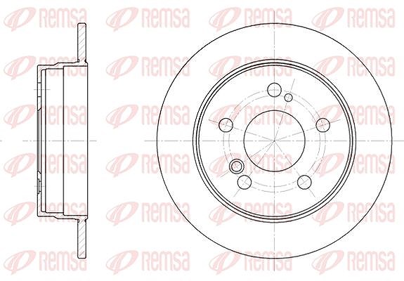 Kawe 1x Bremsscheibe [Hersteller-Nr. 619400] für Lifan, Mercedes-Benz