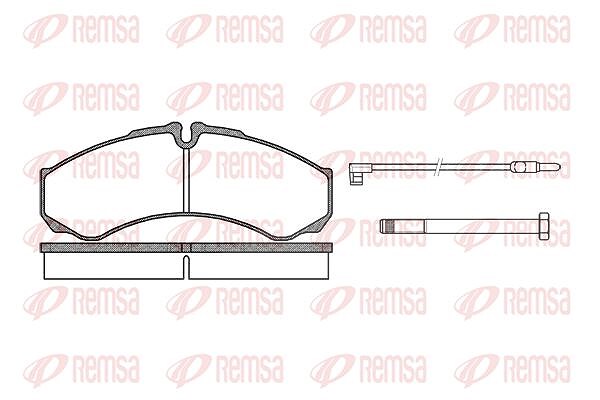Kawe Bremsbelagsatz, Scheibenbremse [Hersteller-Nr. 065102] für Renault Trucks