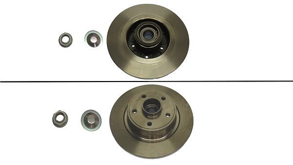 Kawe 1x Bremsscheibe [Hersteller-Nr. 661320] für Renault