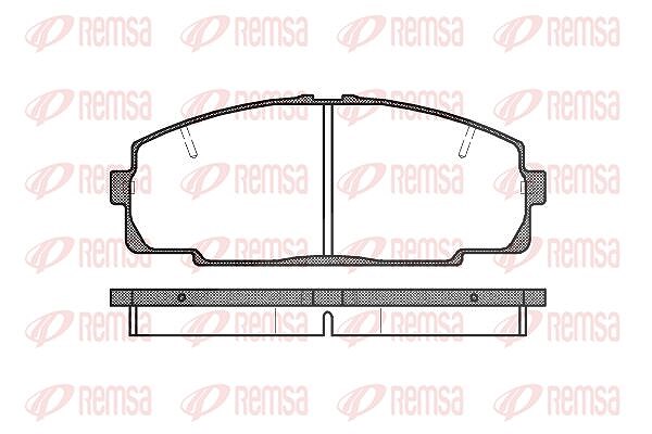 Kawe Bremsbelagsatz, Scheibenbremse [Hersteller-Nr. 042120] für Toyota