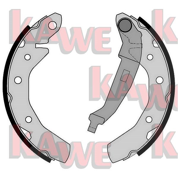 Kawe Bremsbackensatz [Hersteller-Nr. 09990] für Proton, Chevrolet, Daewoo