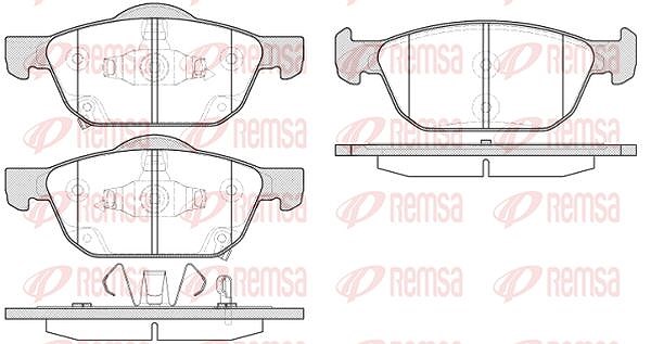Kawe Bremsbelagsatz, Scheibenbremse [Hersteller-Nr. 155202] für Honda