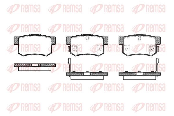 Kawe Bremsbelagsatz, Scheibenbremse [Hersteller-Nr. 032532] für Honda, Mg
