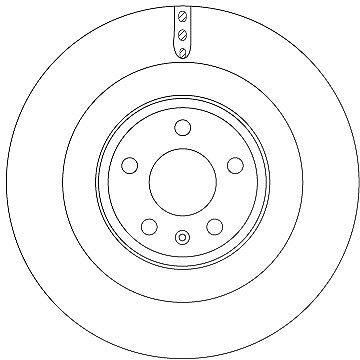 Trw Bremsscheibe [Hersteller-Nr. DF6343S] für Audi