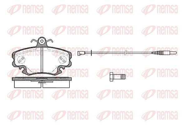 Kawe Bremsbelagsatz, Scheibenbremse [Hersteller-Nr. 014130] für Renault, Dacia