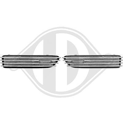 Diederichs Lüftungsgitter, Stoßfänger [Hersteller-Nr. ZUB00258] für BMW