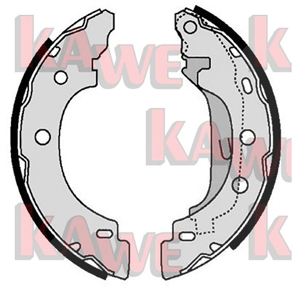 Kawe Bremsbackensatz [Hersteller-Nr. 07330] für Renault, Dacia, Nissan