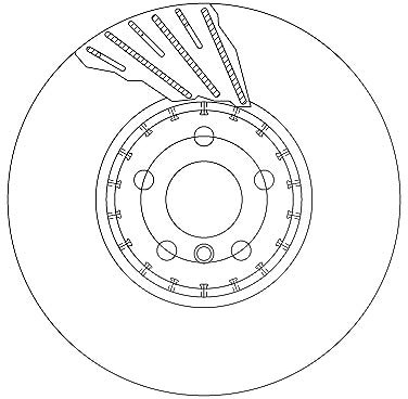 Trw Bremsscheibe [Hersteller-Nr. DF6891S] für BMW