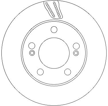 Trw Bremsscheibe [Hersteller-Nr. DF6878S] für Ssangyong