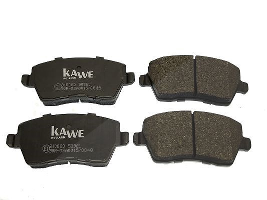 Kawe Bremsbelagsatz, Scheibenbremse [Hersteller-Nr. 810080] für Lada, Dacia, Renault, Nissan, Honda