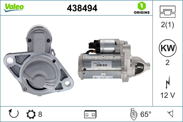Valeo Starter [Hersteller-Nr. 438494] für Lexus, Toyota