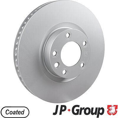 Jp Group Bremsscheibe belüftet vorne rechts [Hersteller-Nr. 1163116580] für VW, Porsche