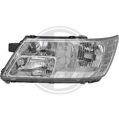 Diederichs Hauptscheinwerfer [Hersteller-Nr. 3570081] für Dodge, Fiat