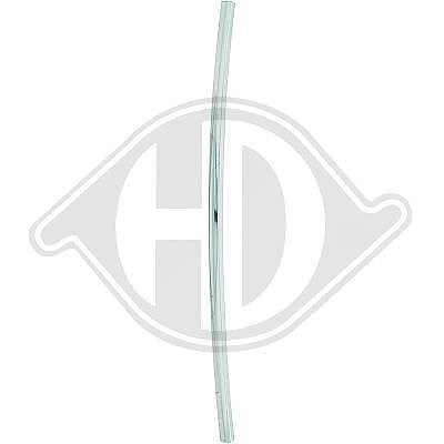 Diederichs Zier-/Schutzleiste, Kühlergitter [Hersteller-Nr. 1620046] für Mercedes-Benz