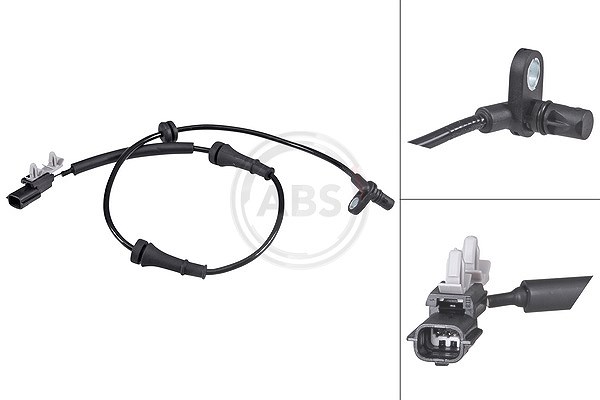 A.b.s. Sensor, Raddrehzahl [Hersteller-Nr. 31695] für Nissan, Renault