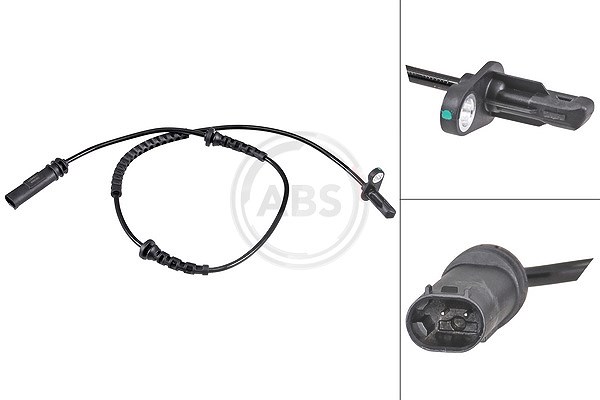 A.b.s. Sensor, Raddrehzahl [Hersteller-Nr. 32028] für BMW