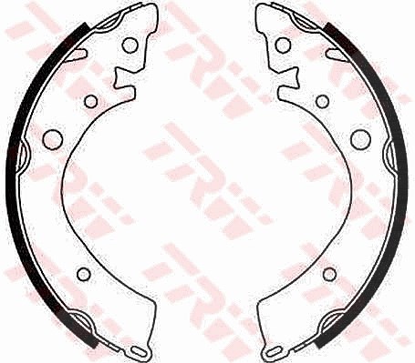 Trw Bremsbackensatz [Hersteller-Nr. GS8215] für Honda