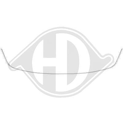 Diederichs Zier-/Schutzleiste, Stoßfänger [Hersteller-Nr. 4466044] für Renault