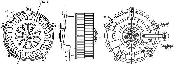 Mahle Innenraumgebläse [Hersteller-Nr. AB17000S] für BMW, Rolls-royce