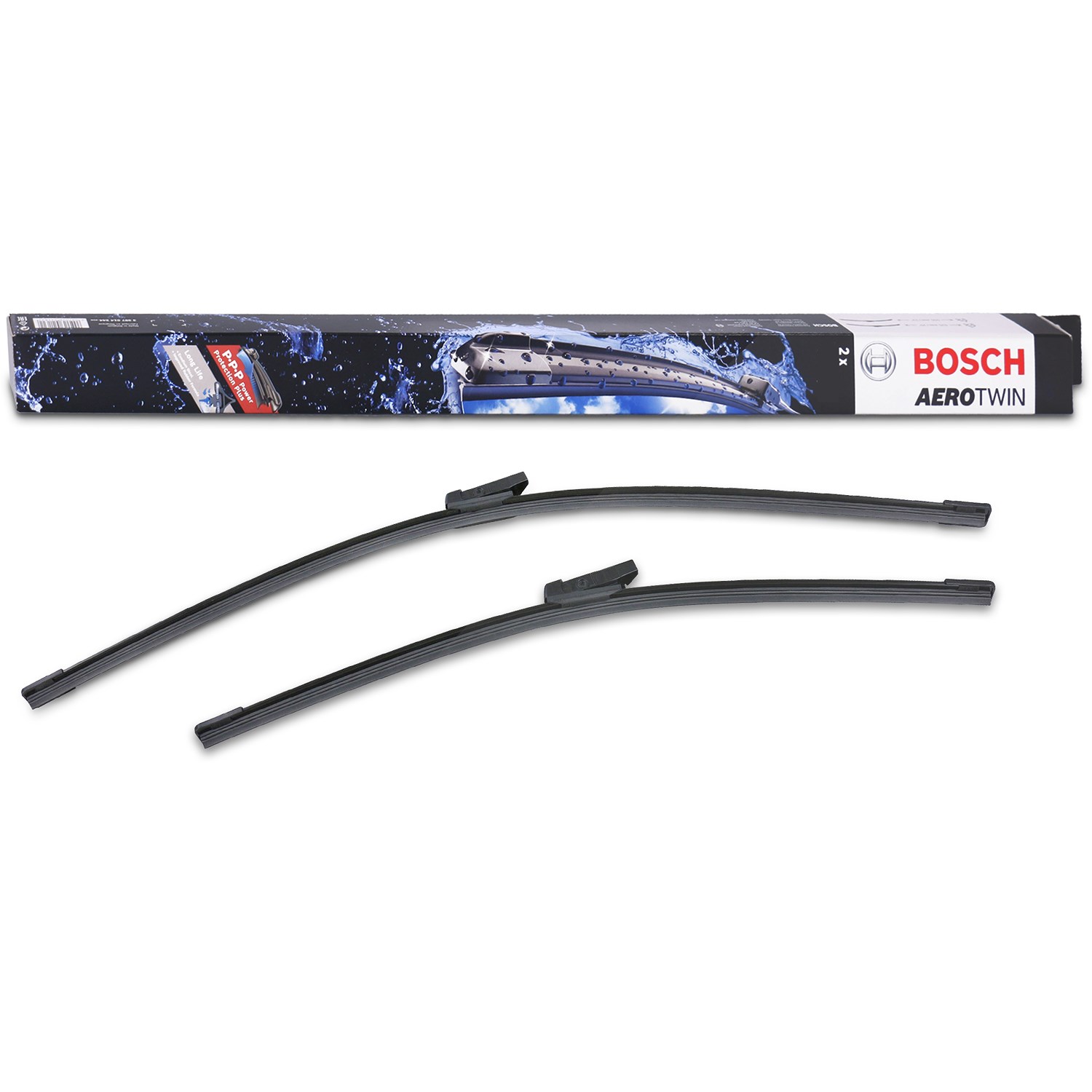 Bosch Wischblatt Aerowtin A102S [Hersteller-Nr. 3397014116] für Skoda, Ssangyong, Porsche, Audi, Tesla, VW