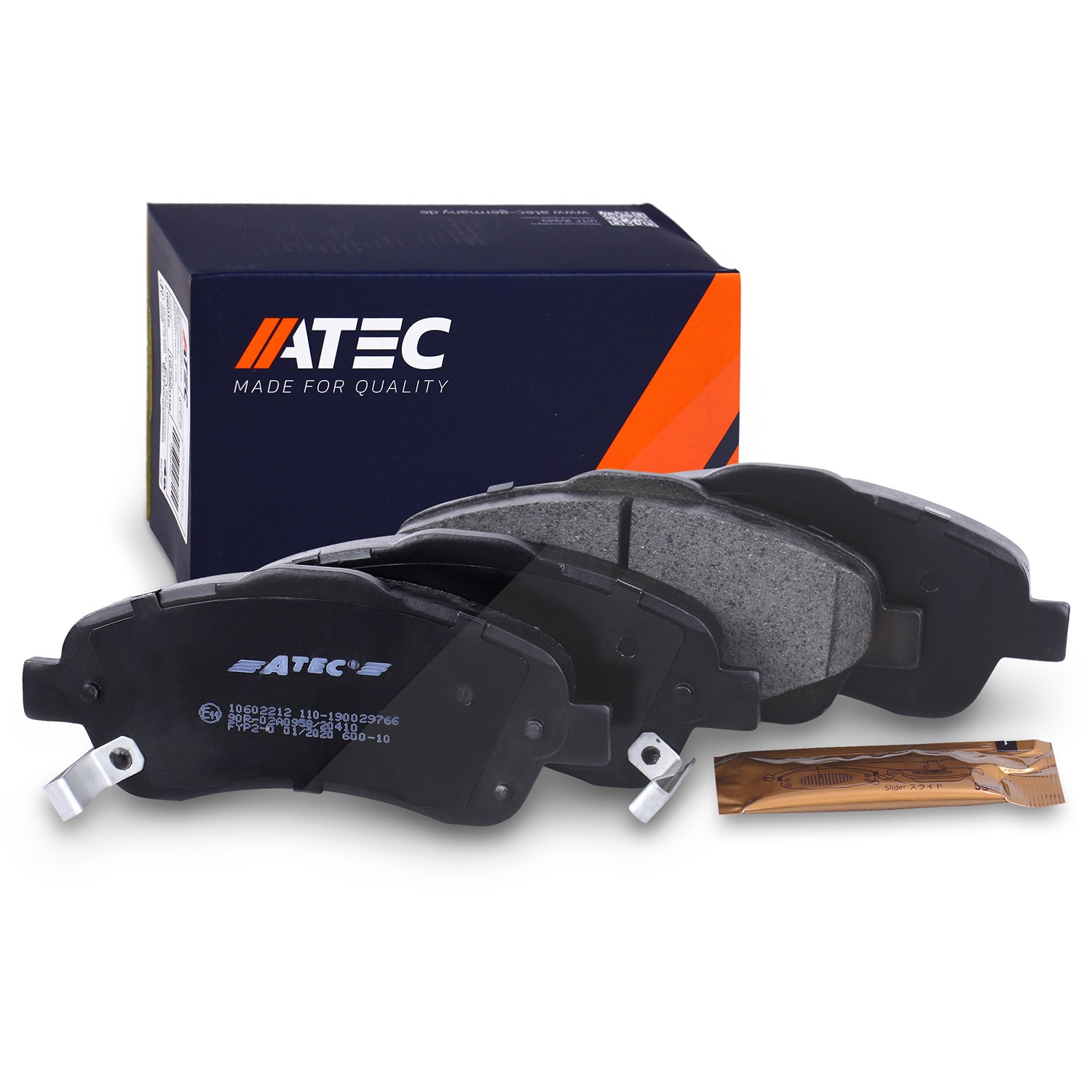 Atec Bremsbeläge vorne (Satz) [Hersteller-Nr. 10602212] für Toyota