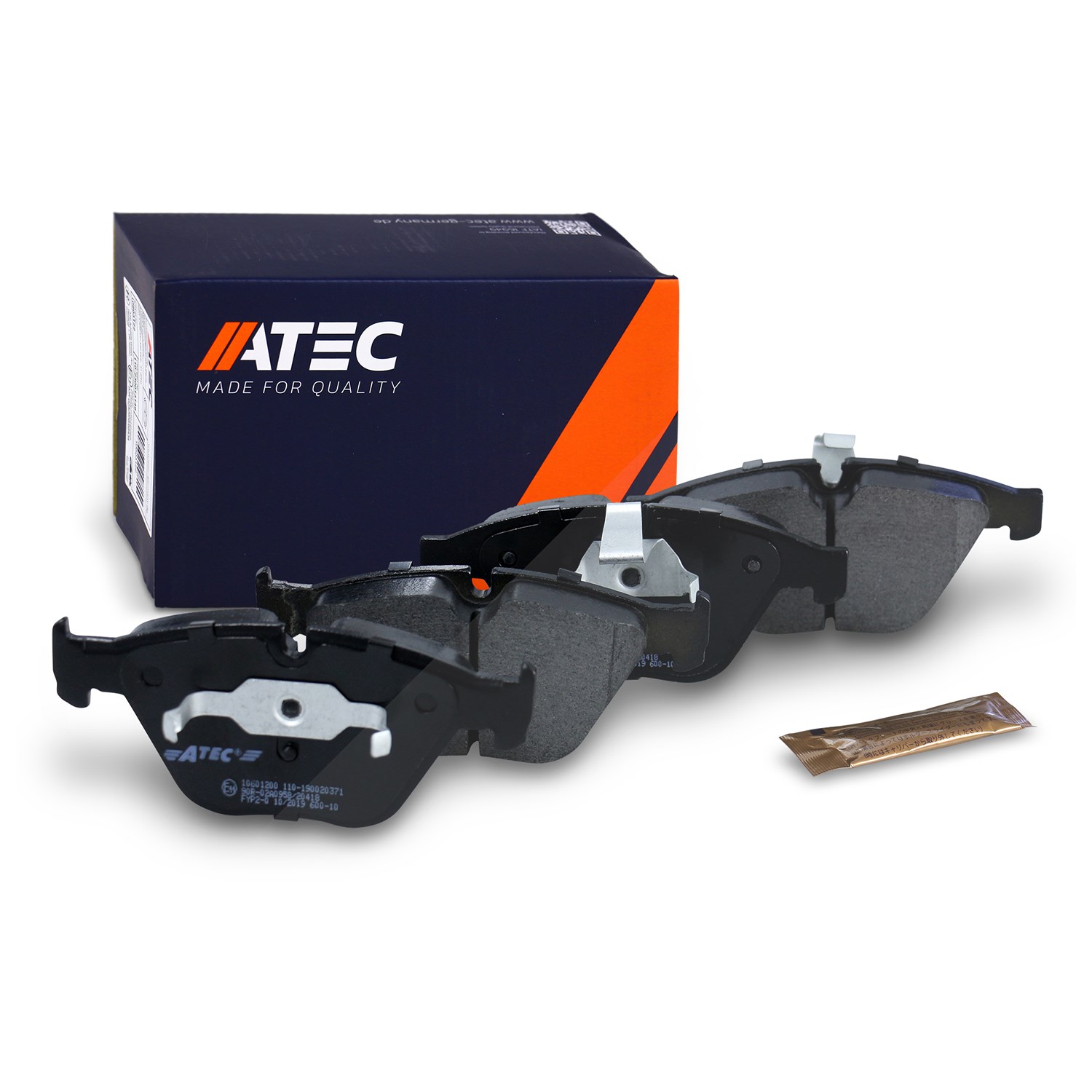 Atec Bremsbeläge vorne (Satz) [Hersteller-Nr. 10601200] für BMW