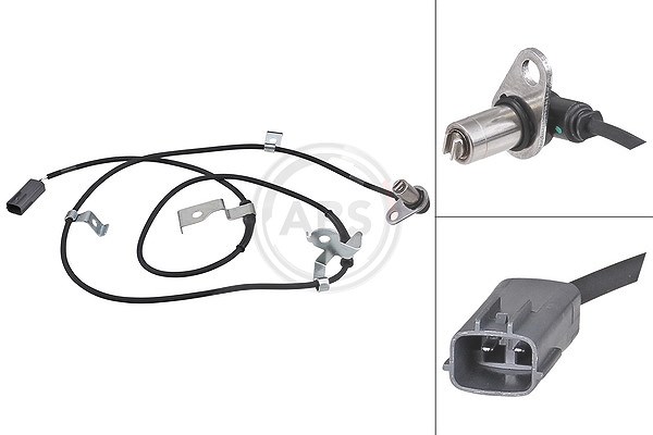 A.b.s. Sensor, Raddrehzahl [Hersteller-Nr. 31950] für Mazda, Ford