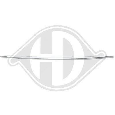 Diederichs Zier-/Schutzleiste, Stoßfänger [Hersteller-Nr. 6087839] für Nissan