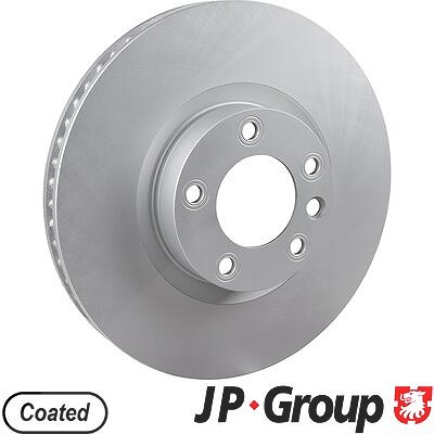 Jp Group Bremsscheibe belüftet vorne links [Hersteller-Nr. 1163116570] für VW, Porsche