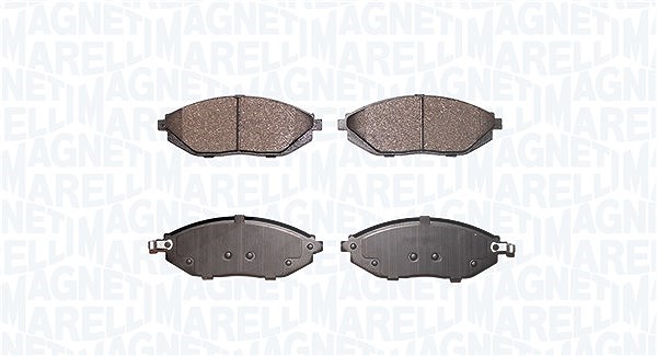 Magneti Marelli Bremsbeläge vorne (Satz) [Hersteller-Nr. 363916061120] für Chevrolet