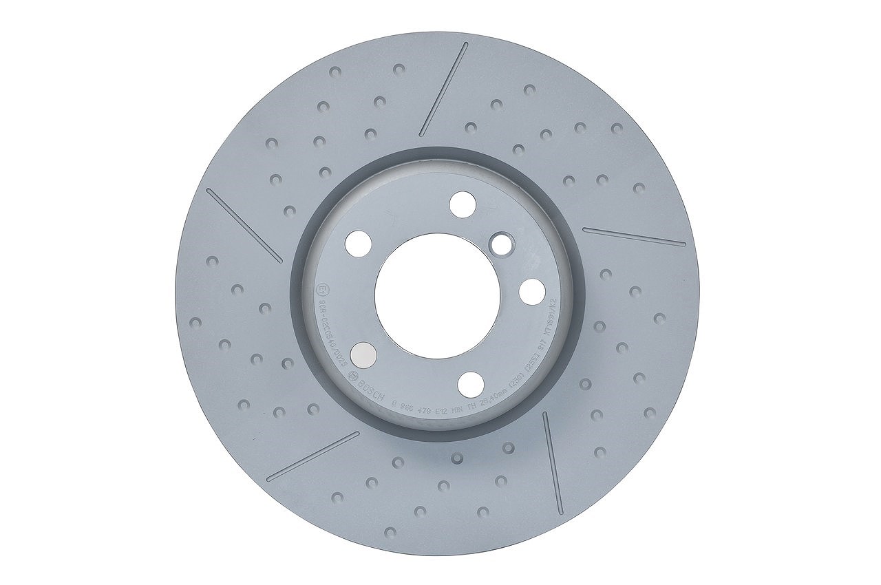 Bosch Bremsscheibe Vorderachse Gelocht/Belüftet [Hersteller-Nr. 0986479E12] für BMW