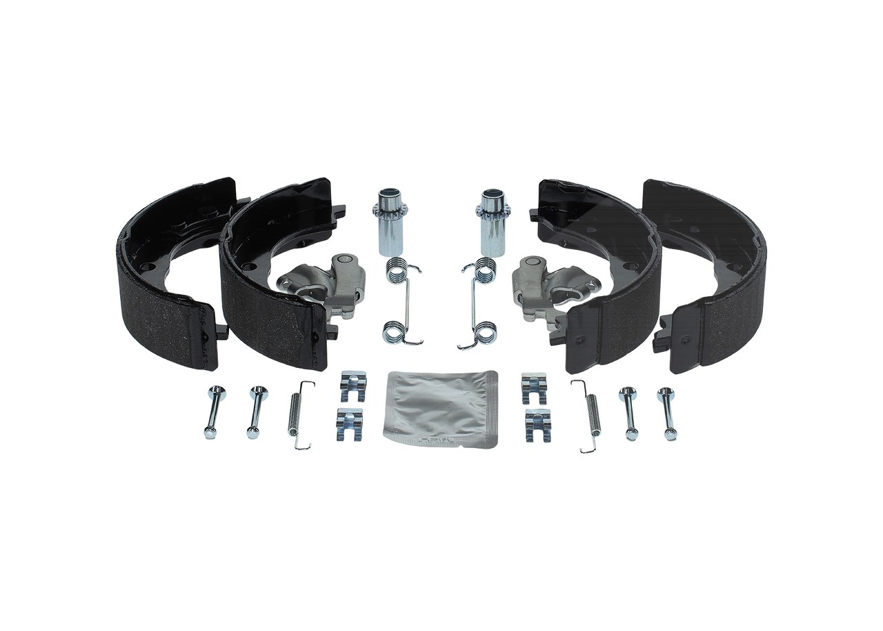Bosch Bremsbackensatz, Feststellbremse [Hersteller-Nr. 0204113821] für Fiat, Peugeot