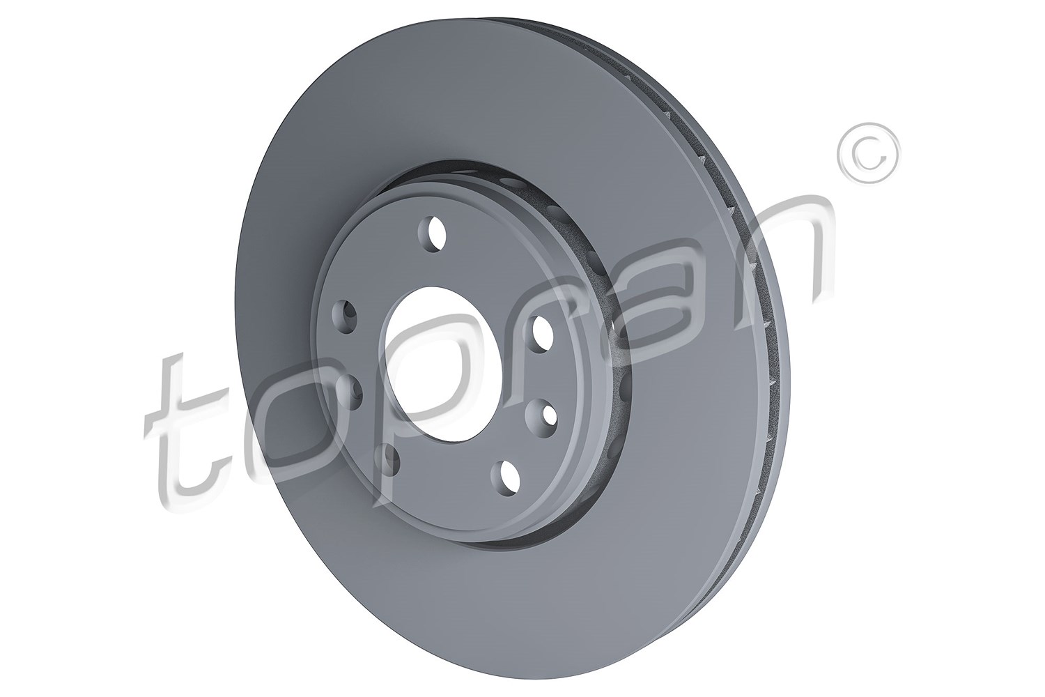 Topran Bremsscheibe Vorderachse Belüftet [Hersteller-Nr. 700802] für Renault