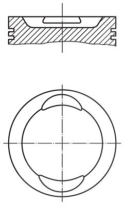 Mahle Kolben [Hersteller-Nr. 0094100] für Zastava, Lancia, Fiat