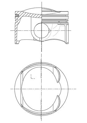 Mahle Kolben [Hersteller-Nr. 028PI00132000] für Seat, Audi, VW, Skoda