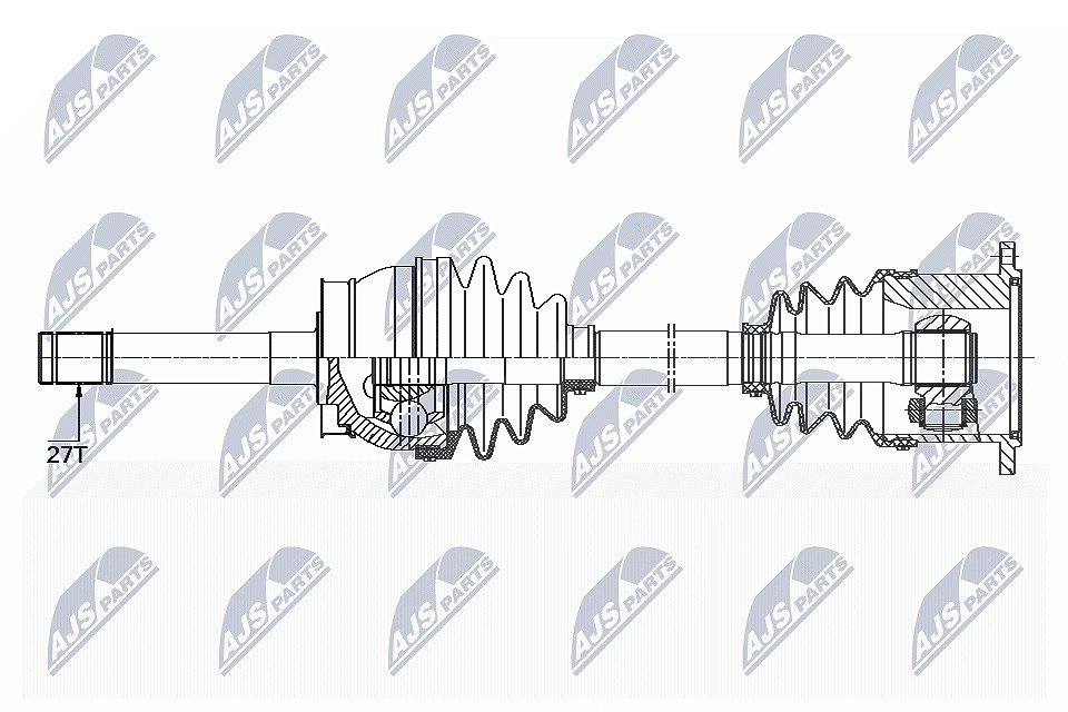 Nty Antriebswelle [Hersteller-Nr. NPW-NS-084] für Nissan