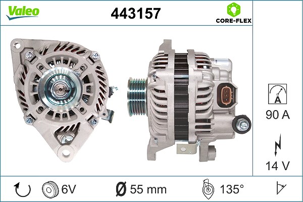 Valeo Generator [Hersteller-Nr. 443157] für Mazda