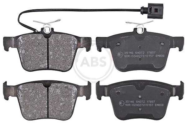 A.b.s. Bremsbelagsatz, Scheibenbremse [Hersteller-Nr. 35146] für Audi