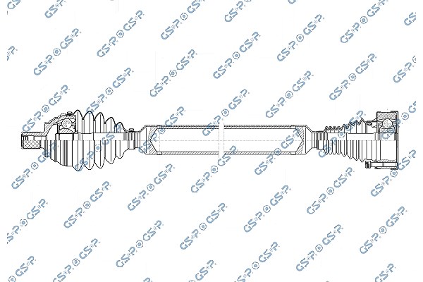 Gsp Antriebswelle [Hersteller-Nr. 261307OL] für Audi, VW, Seat, Skoda