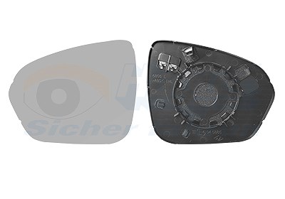Van Wezel Spiegelglas, Außenspiegel [Hersteller-Nr. 1557837] für Dacia