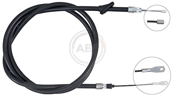 A.b.s. Seilzug, Feststellbremse [Hersteller-Nr. K12351] für Mercedes-Benz