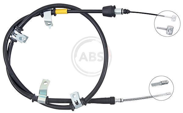 A.b.s. Seilzug, Feststellbremse [Hersteller-Nr. K16004] für Kia, Hyundai