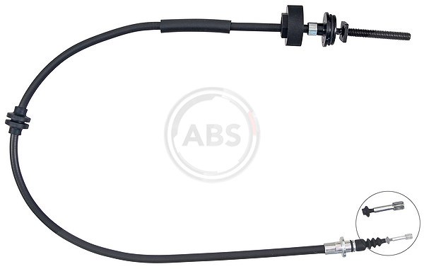 A.b.s. Seilzug, Feststellbremse [Hersteller-Nr. K15052] für Mercedes-Benz
