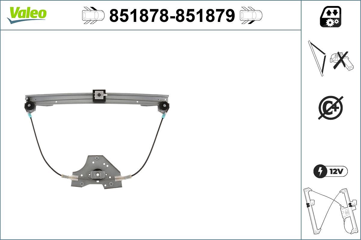 Valeo Fensterheber [Hersteller-Nr. 851878] für Renault