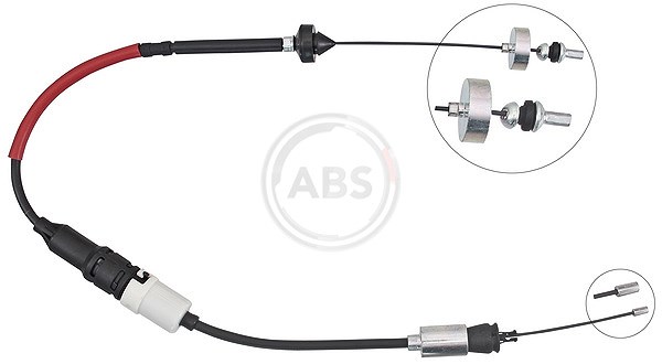 A.b.s. Seilzug, Kupplungsbetätigung [Hersteller-Nr. K26080] für Renault