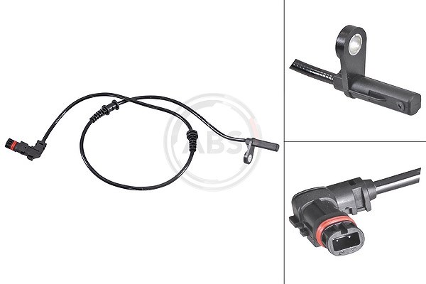 A.b.s. Sensor, Raddrehzahl [Hersteller-Nr. 31830] für Mercedes-Benz