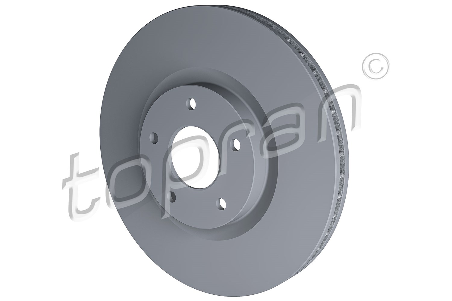 Topran 1x Bremsscheibe [Hersteller-Nr. 631176] für Nissan, Renault