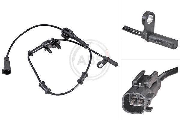 A.b.s. Sensor, Raddrehzahl [Hersteller-Nr. 31819] für Chrysler, Lancia