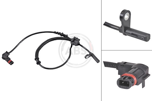 A.b.s. Sensor, Raddrehzahl [Hersteller-Nr. 31818] für Chrysler, Jeep
